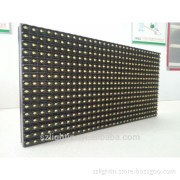 ali hot sells single color module p10 led module yellow